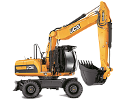 Колесный полноповоротный экскаватор JCB JS160W