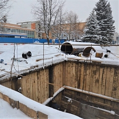 Тренировочный комплекс на спорт базе ЦСКА. Котлованы